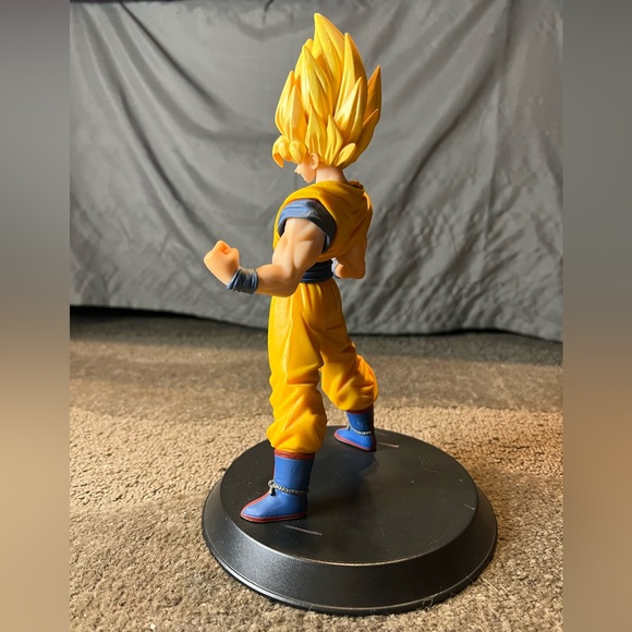 Banpresto 2005 Dragon Ball Z Super Saiyan Goku Large Figure Anime Japan Shonen - Picture 2 of 16